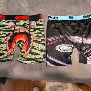 2 pairs of PSD boxer briefs.